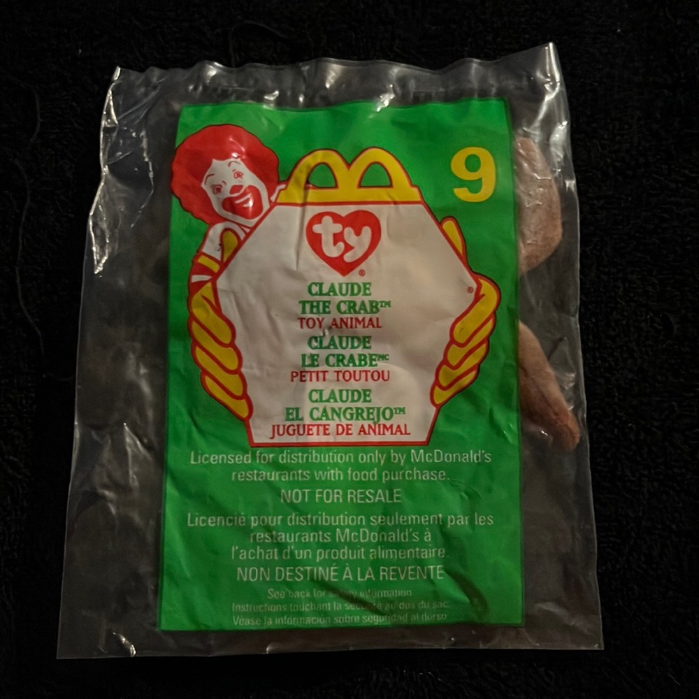 McDonald’s 1999 Ty Claude The Crab